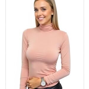 Ambiance Blush Long Sleeve Turtleneck